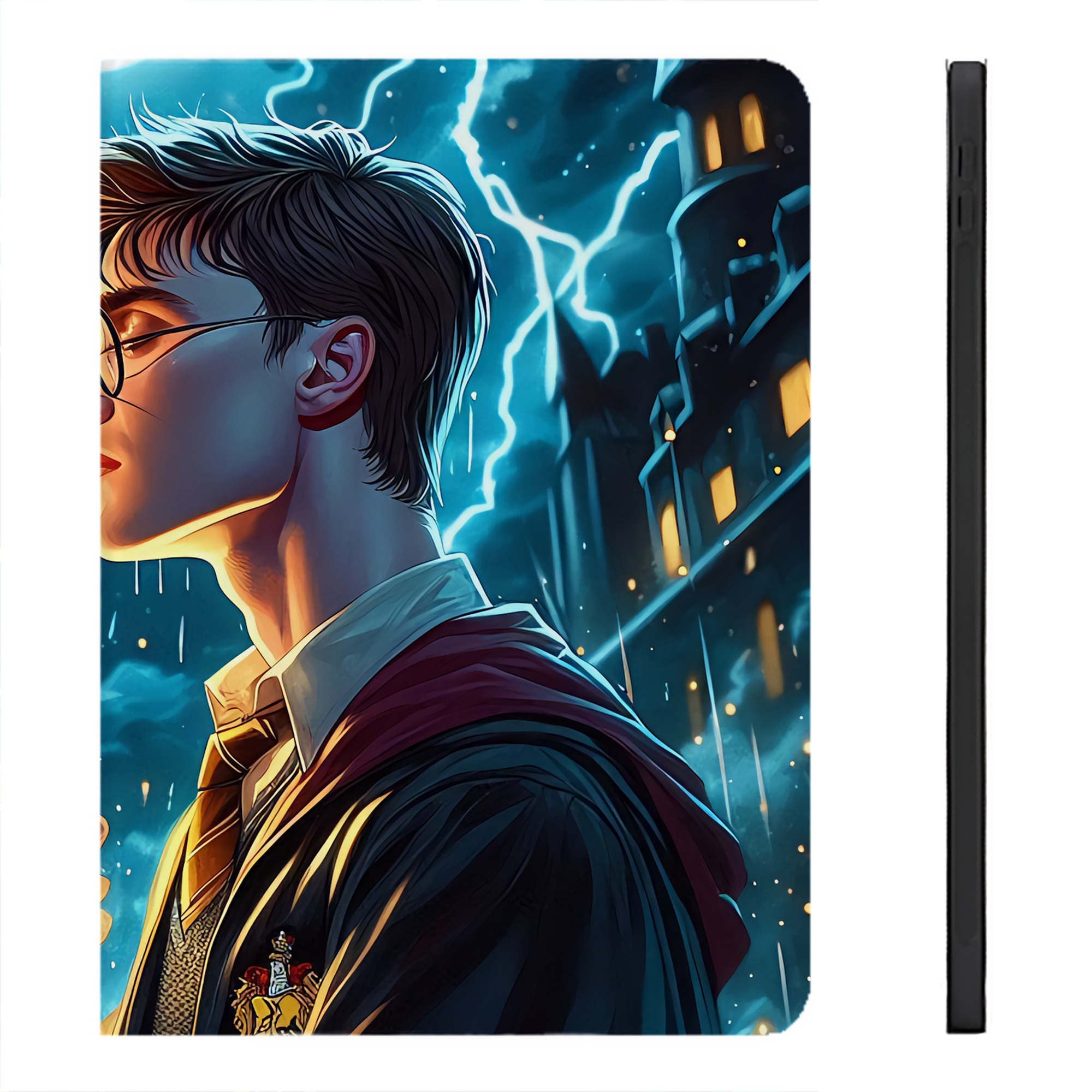 （画像用） Harry Potter ハリー・ポッターシリーズ IPadケース ペンホルダー付き ブックスタイルデザイン